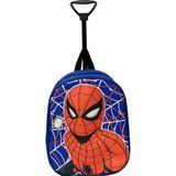 Dzc Kuzenler Avm Örümcek Adam Anaokulu Kreş Çocuk Valiz Sırt Çantası Çekçekli Spiderman Tekerlekli - Kırmızı - Bordo - ÇEKÇEKLİ - 30X21X12