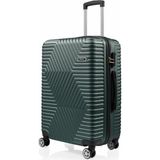Dzc Kuzenler Avm Valiz Gedox G&d Polo Suitcase Abs Orta Boy Lüx Seyahat Valizi - Yeşil