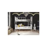 Dzgn Home Zambak Genç Çocuk Yatak Odası Metal Ranza Ve Karyola - 90 X 200 Cm