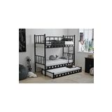 DZGN HOME ZAMBAK YAVRULU GENÇ ÇOCUK ODASI METAL RANZA VE KARYOLA - 90 x 190 CM
