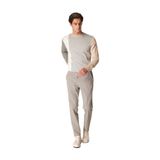 E 4.0 Design Studio x Fabrika Bağlamalı Bel Normal Paça Chino Pantolon, 46, 5003183952, Gri, Erkek
