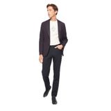 E 4.0 Design Studio x Fabrika, Erkek, Lacivert, 50, Slim Fit Chino Pantolon, F3WM-PNT F 13