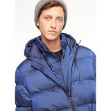 E 4.0 Design Studio X Fabrika Lacivert Erkek Kapüşonlu Kaban, Lacivert, 2Xl