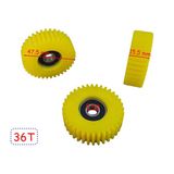 E-Bis Pedal Destekli Dişli 3 Lü Set 36T 15,5-47,5 Mm Kestamit Öm