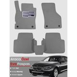 E-BİZ Bmw 5 Serisi F10 Sedan (2010-2017) Uyumlu Eva Paspas Tam Set–araca Özel,su Geçirmez - Gri