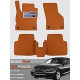 E-BİZ Bmw 5 Serisi F10 Sedan (2010-2017) Uyumlu Eva Paspas Tam Set–araca Özel,su Geçirmez - Taba