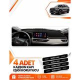 E-BİZ Chery Tiggo 7 (2018-2024) Uyumlu Ön Örtüsü Torpido Koruma Koruyucu Kılıfı Halısı - Siyah-Bej - CY002 - CHERY TİGGO 7 (2018-2024) - Siyah - Bej