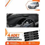 E-BİZ Chevrolet Kalos (2009-2013) Uyumlu Torpido Koruma Koruyucu Kılıfı Halısı Örtü Göğüs - Siyah - CH004