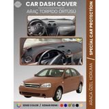 E-BİZ Chevrolet Lacetti (2002-2009) Torpido Örtüsü Ön Göğüs Koruma Torpido Koruma Tam Uyum Çatlamayı Önler - Kahverengi