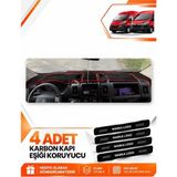 E-BİZ Citroen Jumper (2006-2024) Uyumlu Ön Torpido Koruma Kılıfı Halısı Örtüsü - Siyah-Kırmızı - CI006 - CİTROEN JUMPER (2006-2024) - Siyah - Kırmızı