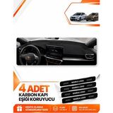 E-BİZ Cupra Formentor (2020-2026) Uyumlu Torpido Koruma Koruyucu Kılıfı Halısı Örtü Göğüs - Siyah - SE011