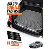 E-BİZ E-Biz Renault Megane 3-Hatchback (2008-2016) 3D Havuzlu Eva Bagaj Havuzu Paspası - Açık Gri