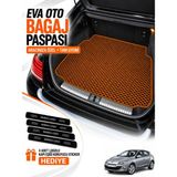 E-BİZ E-Biz Renault Megane 3-Hatchback (2008-2016) 3D Havuzlu Eva Bagaj Havuzu Paspası - Taba