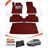 E-BİZ E-Biz Renault Megane 3-Hatchback (2008-2016) 3D Havuzlu Eva Paspas Seti + Bagaj Paspası - Bordo