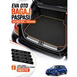 E-BİZ E-Biz Renault Megane 4-Hatchback (2016-2026) 3D Havuzlu Eva Bagaj Havuzu Paspası - Siyah-Taba - Siyah - Taba