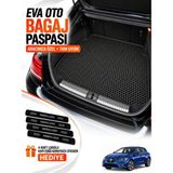 E-BİZ E-Biz Renault Megane 4-Hatchback (2016-2026) 3D Havuzlu Eva Bagaj Havuzu Paspası - Siyah