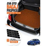 E-BİZ E-Biz Renault Megane 4-Hatchback (2016-2026) 3D Havuzlu Eva Bagaj Havuzu Paspası - Taba