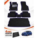 E-BİZ E-Biz Renault Megane 4-Hatchback (2016-2026) 3D Havuzlu Eva Paspas Seti + Bagaj Paspası - Koyu Mavi