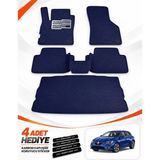 E-BİZ E-Biz Renault Megane 4-Hatchback (2016-2026) 3D Havuzlu Eva Paspas Seti + Bagaj Paspası - Lacivert