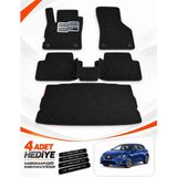 E-BİZ E-Biz Renault Megane 4-Hatchback (2016-2026) 3D Havuzlu Eva Paspas Seti + Bagaj Paspası - Siyah