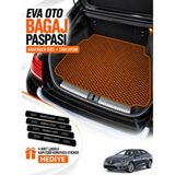 E-BİZ E-Biz Renault Megane 4-Sedan (2016-2026) 3D Havuzlu Eva Bagaj Havuzu Paspası - Taba