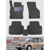 E-BİZ Fiat Albea (2002-2005) Uyumlu Eva Paspas Tam Set–araca Özel,su Geçirmez,kolay Montaj - Koyu Gri