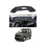 e-biz Fiat Doblo (2015-2022) Uyumlu Torpido Koruma Örtüsü Oto Kılıfı Siyah - Gri