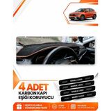 E-BİZ Fiat Egea Cross (2021-2026) Tabletsiz Uyumlu Torpido Koruma Kılıfı Örtüsü - Siyah-Kahverengi - FI011 - FİAT EGEA CROSS (2021-2026) TABLETSİZ - Siyah - Kahverengi