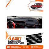 E-BİZ Fıat Tipo (1992-1997) Analog Konsol Uyumlu Torpido Koruma Kılıfı Örtüsü - Siyah-Kahverengi - FI020 - FIAT TİPO (1992-1997) ANALOG KONSOL - Siyah - Kahverengi