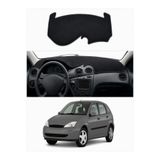 e-biz Ford Focus 1 (1998-2004) Uyumlu Torpido Koruma Örtüsü Oto Kılıfı Siyah - Gri