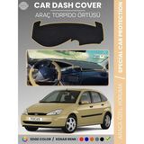 E-BİZ Ford Focus 1 (1998-2005) Torpido Örtüsü Panel Torpido Koruma Tam Uyum Çatlamayı Önler Kolay Montaj - Siyah - Bej