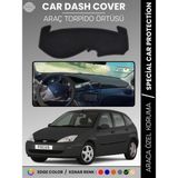 E-BİZ Ford Focus 1 (1998-2005) Torpido Örtüsü Panel Torpido Koruma Tam Uyum Çatlamayı Önler Kolay Montaj - Siyah