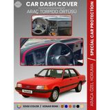 E-BİZ Ford Taunnus (1986-1994) Torpido Örtüsü Ön Göğüs Koruma Torpido Koruma Çatlamayı Engeller Tam Uyum - Siyah - Kırmızı