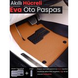 E-BİZ Ford Tourneo Courier (2014-2023) Uyumlu Tam Set Eva Oto Paspas - Taba