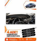 E-BİZ Honda Cıvıc Fc5 (2015-2022) Uyumlu Ön Örtüsü Torpido Koruma Kılıfı Halısı - Siyah-Bej - HO012 - HONDA CIVIC FC5 (2015-2022) - Siyah - Bej