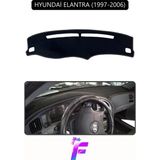 E-BİZ Hyundai Elantra (1997-2006) Uyumlu Torpido Örtüsü | Yansıma Önleyici | Hızlı Montaj | Koruma | G12 - Siyah