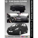 E-BİZ Hyundai I20 (2008-2014) Torpido Örtüsü Ön Göğüs Koruma Araca Özel Çatlamayı Önler Kaymaz Kolay Montaj - Siyah