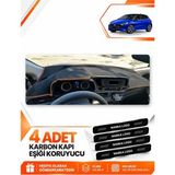 E-BİZ Hyundai I20 (2020-2024) Uyumlu Ön Torpido Koruma Kılıfı Halısı Örtüsü - Siyah-Kahverengi - HU003 - HYUNDAİ İ20 (2020-2024) - Siyah - Kahverengi