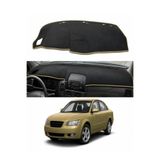 e-biz Hyundai Sonata (2004-2007) Uyumlu Torpido Koruma Örtüsü Oto Kılıfı Siyah - Bej