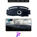 E-BİZ Hyundai Starex (1997-2007) Araca Özel Torpido Örtüsü | Kolay Montaj | Güneşten Korur | Koruma | G72 - Siyah