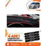 E-BİZ Hyundai Starex (1997-2007) Uyumlu Ön Torpido Koruma Kılıfı Halısı Örtüsü - Siyah-Kırmızı - HU032 - HYUNDAİ STAREX (1997-2007) - Siyah - Kırmızı