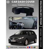 E-BİZ Kia Ceed (2006-2012) Torpido Örtüsü Ön Panel Torpido Koruma Tam Uyum Tam Uyum Kaymaz Kolay Montaj - Siyah