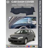 E-BİZ Kia Cerato (2004-2008) Torpido Örtüsü Ön Panel Torpido Koruma Tam Uyum Tam Uyum Kaymaz Kolay Montaj - Siyah - Gri