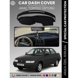 E-BİZ Lada 110 Vega (1995-2007) Torpido Örtüsü Ön Panel Halı Torpido Koruma Tam Uyum Araca Özel Kaymaz - Siyah