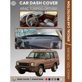 E-BİZ Land Rover Dıscovery 2 L318 (1998-2004) Torpido Örtüsü Panel Koruma Torpido Koruma Tam Uyum - Kahverengi
