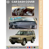 E-BİZ Land Rover Dıscovery 2 L318 (1998-2004) Torpido Örtüsü Panel Koruma Torpido Koruma Tam Uyum - Siyah - Bej