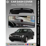 E-BİZ Mercedes E200 / E220 / E240 W210 (1995-2002) Torpido Örtüsü Premium Kalite Torpido Koruma Özel Kesim - Siyah