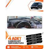 E-BİZ Mercedes Viano W639 (2003-2014) Uyumlu Ön Torpido Koruma Kılıfı Örtüsü - Siyah-Kahverengi - MB022 - MERCEDES VİANO W639 (2003-2014) - Siyah - Kahverengi
