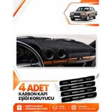 E-BİZ Mercedes W123 (1976-1985) Uyumlu Torpido Koruma Koruyucu Kılıfı Halısı Örtü Göğüs - Siyah - MB010