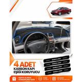 E-BİZ Mercedes W208-C208 Clk (1997-2002) Uyumlu Ön Torpido Koruma Kılıfı Örtüsü - Siyah-Mavi - MB009 - Siyah - Mavi